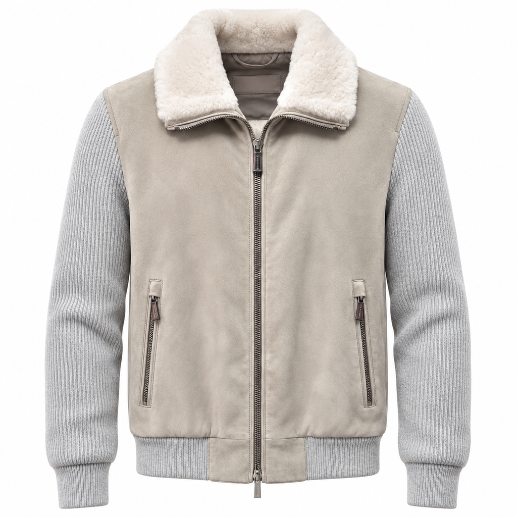 moorer Men Jacket Campiglio Grey