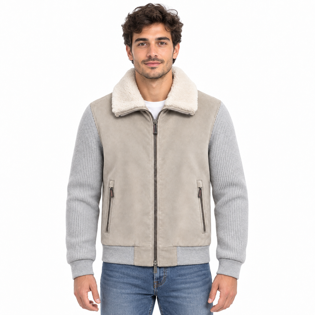moorer Men Jacket Campiglio Grey