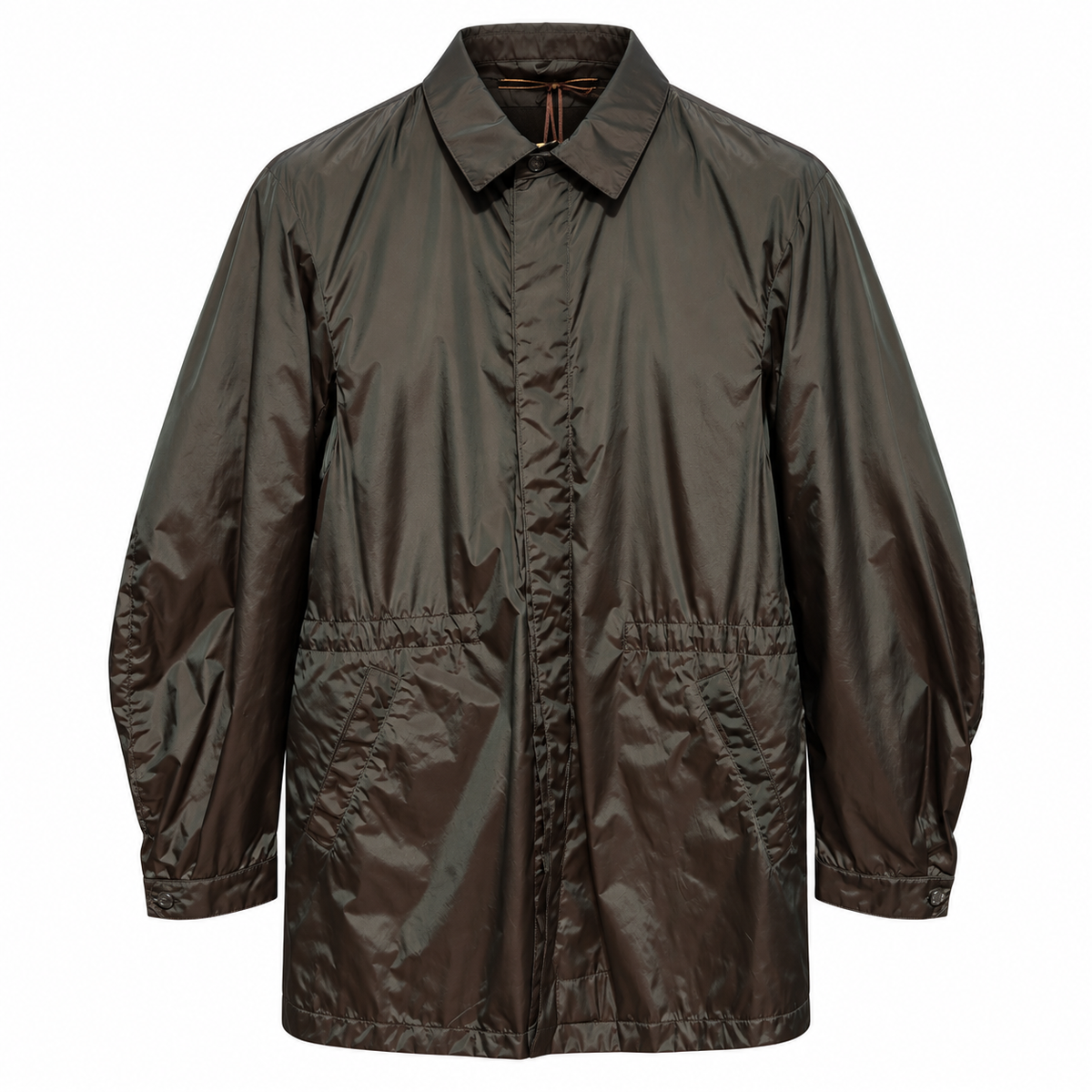 Moorer Men Trench Coat Riberto Petrolio Green