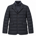 Moorer Men Jacket Cashmere Nomos Blue
