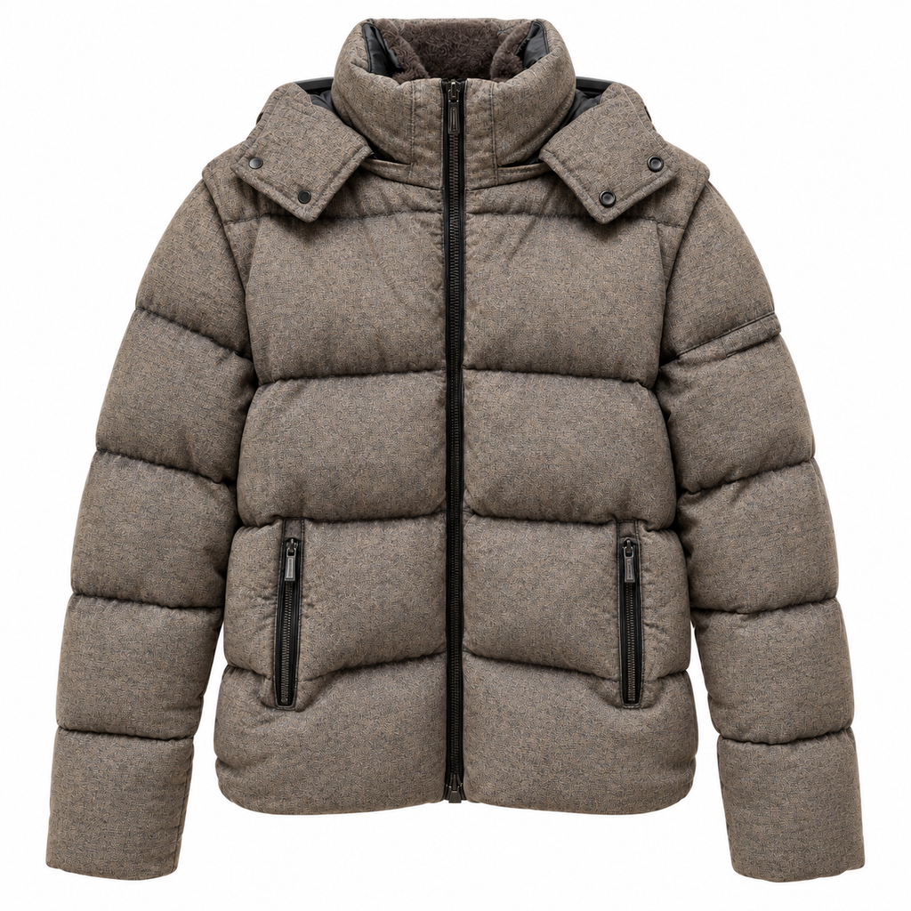 moorer Men Jacket Raul Grey