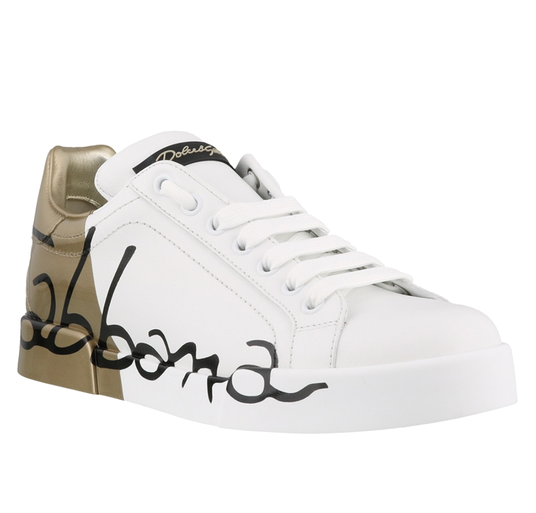 Dolce & Gabbana Women Sneakers Patent Leather White