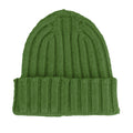 100% Cashmere Unisex Beanie Cashmere Green