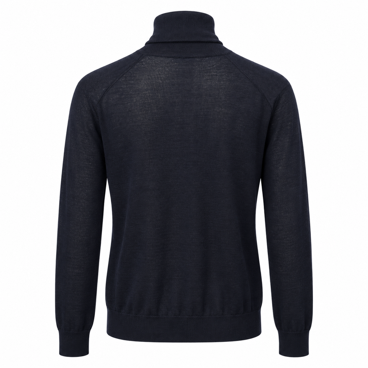 Dolce & Gabbana Men Turtleneck Wool Blue