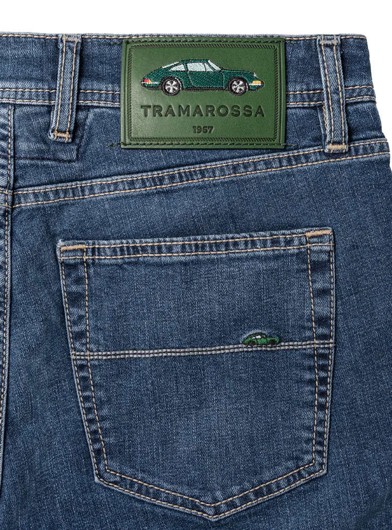 Tramarossa Men Regular Race Jeans Blue