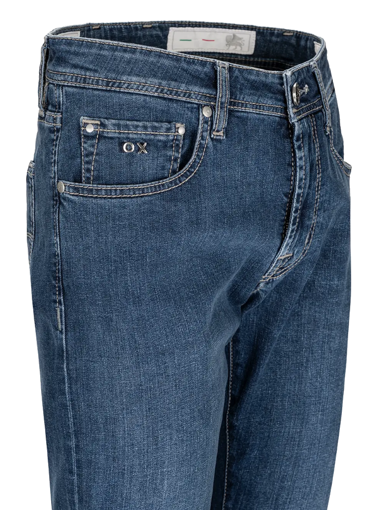 Tramarossa Men Regular Race Jeans Blue