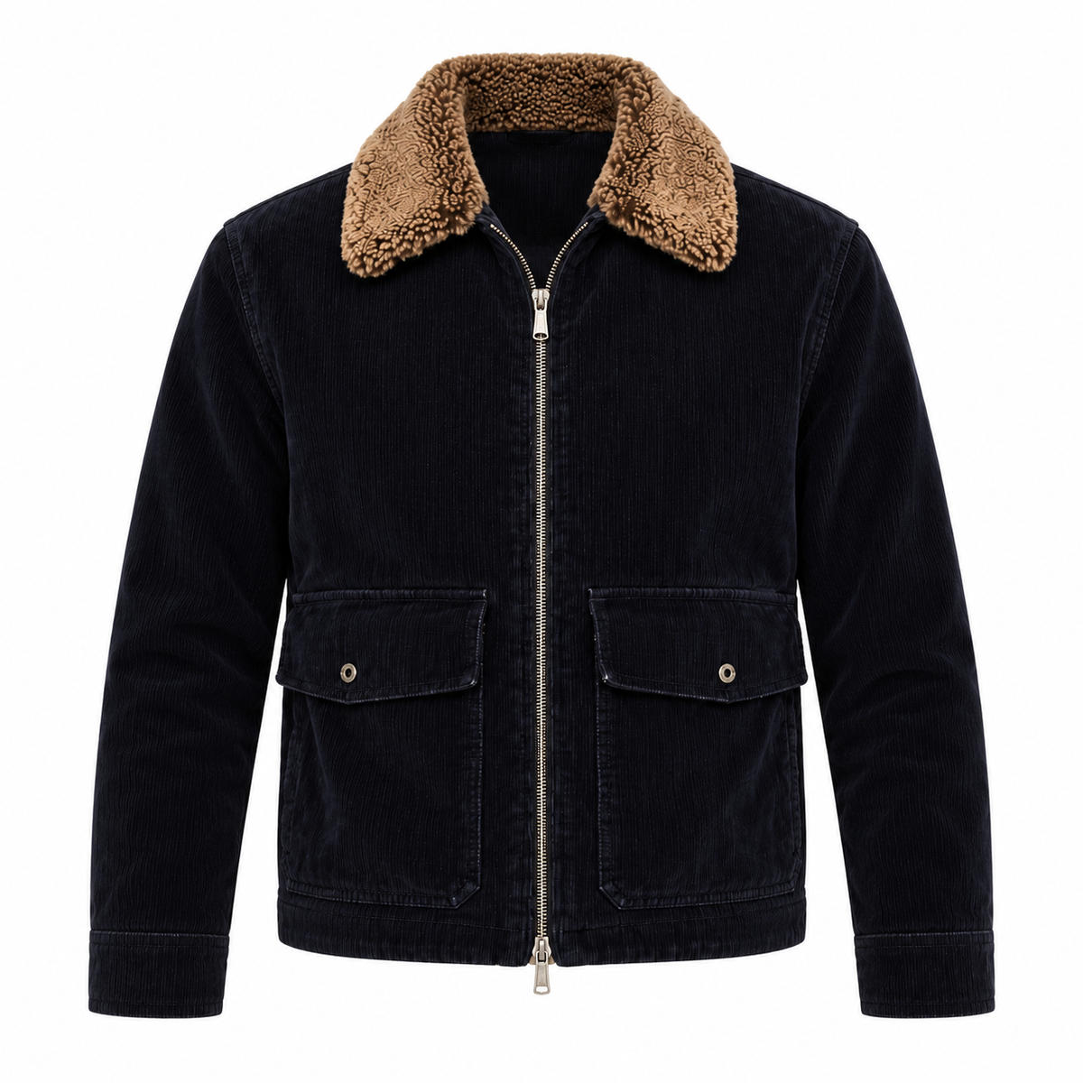 Moorer Men Jacket Hendric Blue