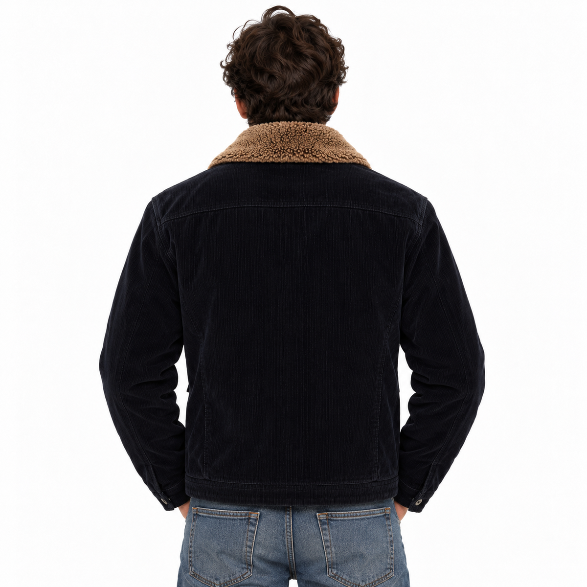 Moorer Men Jacket Hendric Blue