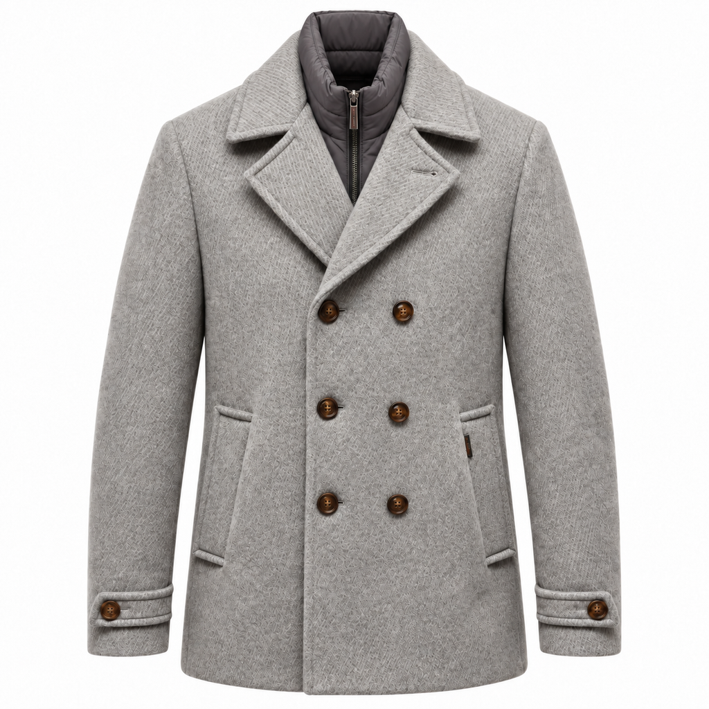 moorer Men Jacket Bolgi Grey