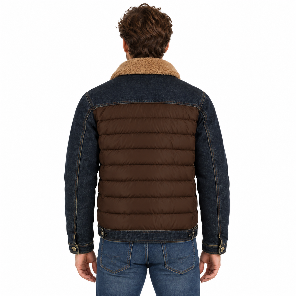 Moorer Men Jacket Mondor Fur Brown