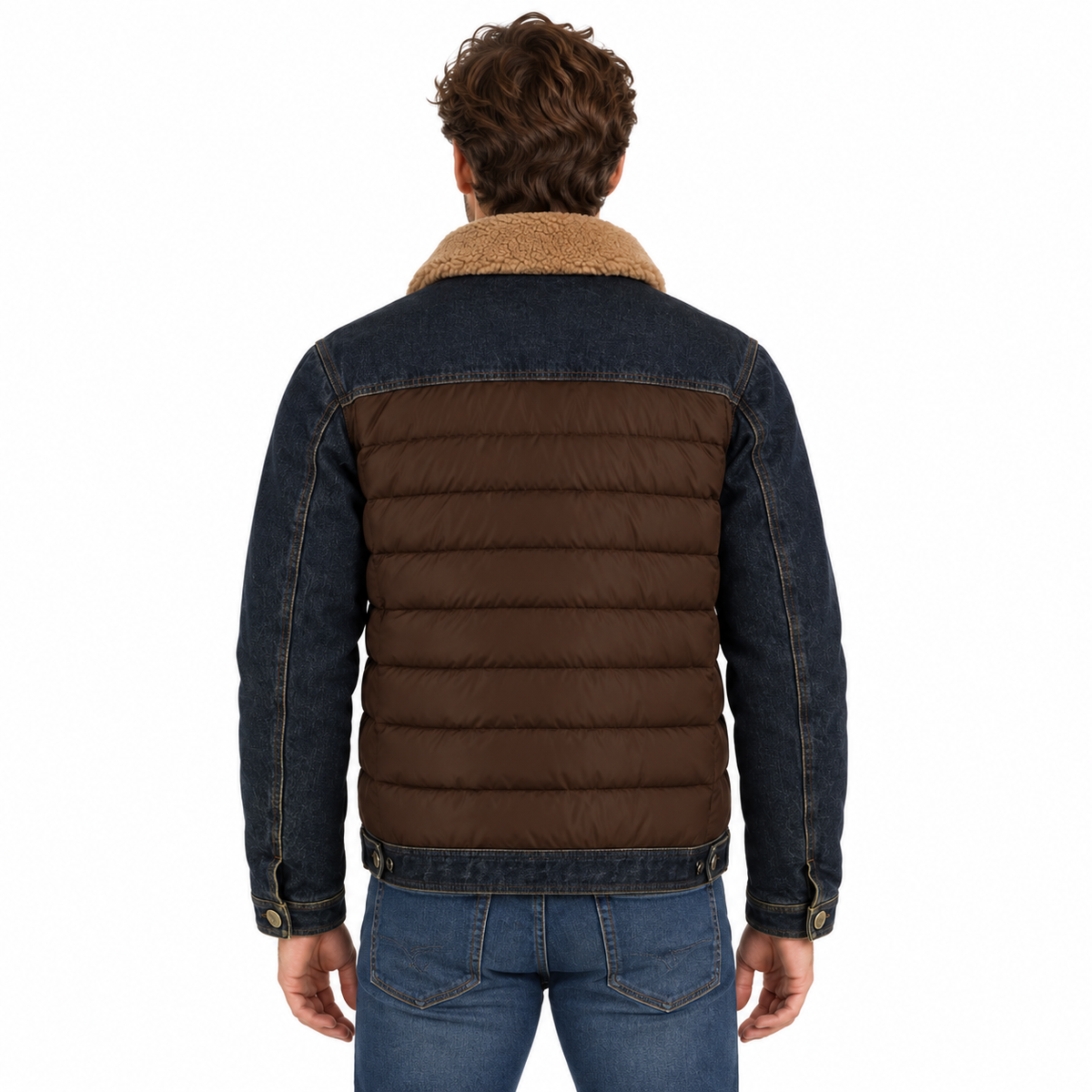 Moorer Men Jacket Mondor Fur Brown