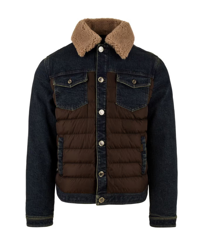 Moorer Men Jacket Mondor Fur Brown