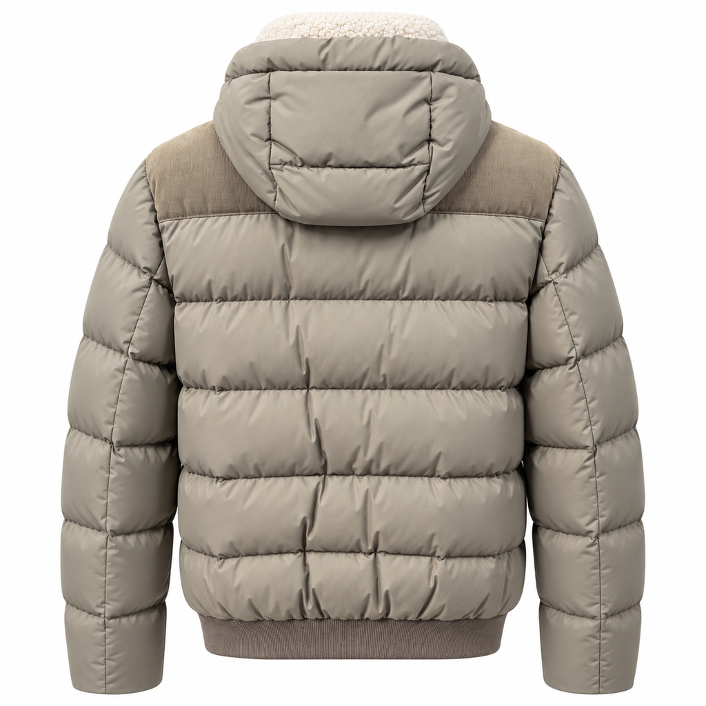 moorer Men Down Jacket Wright Grey
