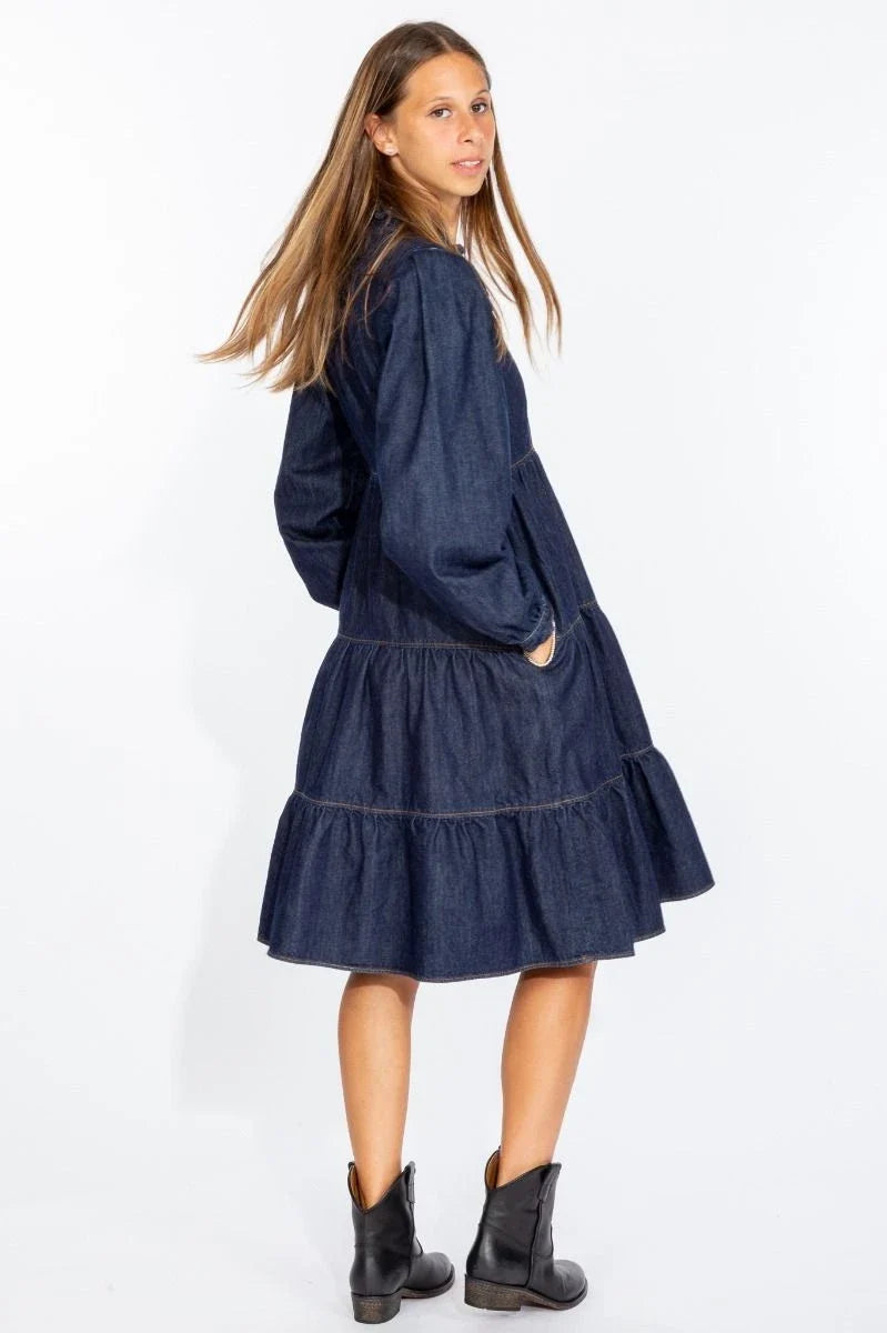 Love Moschino Dress Blue Woman