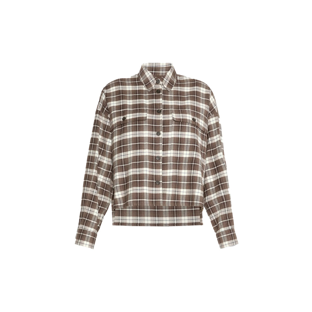 Max Mara Weekend Plaid Flannel Shirt