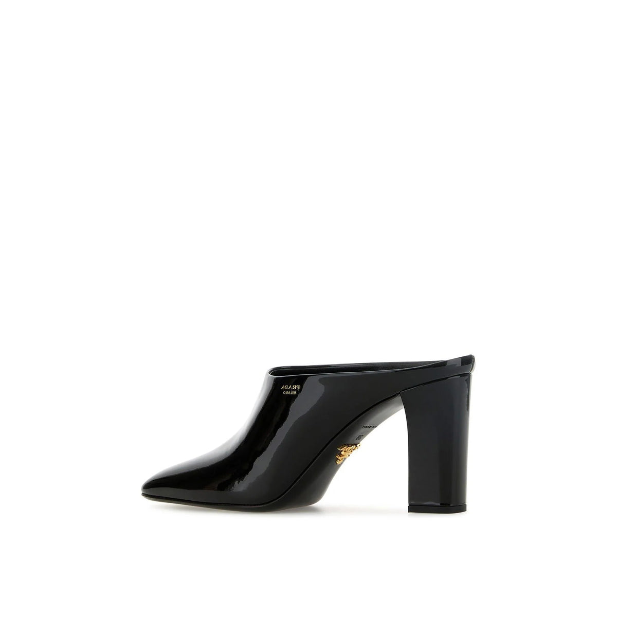 Prada Leather Mules 85mm